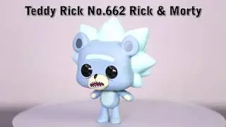 Teddy Rick No 662 Rick and Morty   Funko Pop 360 view #teddyrick #rickandmorty