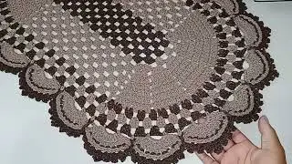 🚨 Saíndo mais uma Linda Produção de Par de Tapetes; Top demais 😍#croche 