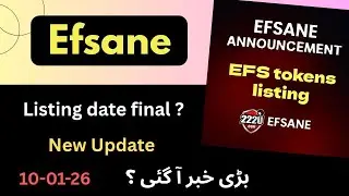 Efsane airdrop new update | efsane efs token listing update today | efsane earning app new update