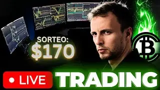 Bitcoin Trading EN VIVO 🔴 aguanta BTC o se cae? (SORTEO)