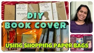 Best out of Waste Ideas | DIY Book Covers | Creative Book Covers by Recycling Shopping Paper Bags