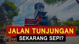 KAFE & RESTO JALAN TUNJUNGAN SEPI PENGUNJUNG GARA-GARA LARANGAN PARKIR PINGGIR JALAN⁉️ 【4K】
