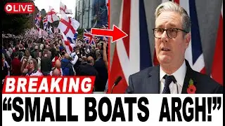 600 Military Aged Illegal  Immigrants Dumped by Keir Starmer In UK Small Town. News UK