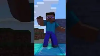 Minecraft Steve 3D Animation Dancing 💃✨ | Funny Minecraft Dance Short #Minecraft #Animation #Steve