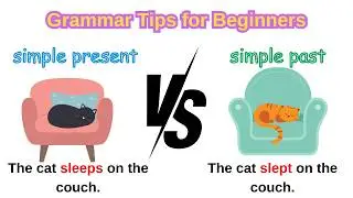 Simple Present vs. Simple Past: Learn with Examples #english #sentences #esllearners #easytolearn