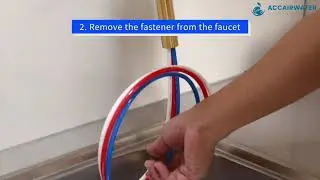 Hydrogen-rich water purifier water pipe connection installation process - Accairwater.com