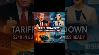 EU vs TRUMP: $24B Trade WAR Incoming?! 😳🔥#TradeWar #TrumpTariffs #EUvsUS #GlobalTrade #SteelTariffs