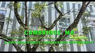 Top 1% Cambridge, MA| Multifamily Investment Opportunities | JV Equity Partnership| Syndication