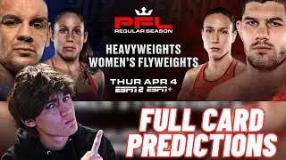 PFL 1 DELIJA VS. MOLDAVSKY FULL CARD PREDICTIONS!
