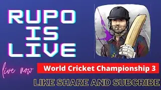 WCC3 Live Match IND Vs SA  World Cricket Championship 3
