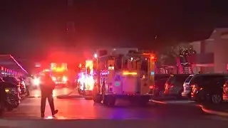 Clark County Fire responds to early morning fire at apartments west of I-15