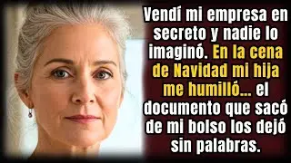 Vendí mi empresa en secreto y nadie lo imaginó. En Navidad mi hija me humilló… pero el documento cam