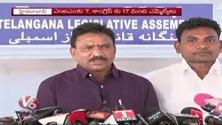 KCR Conducting Mock Poll In TRS Bhavan For All MLA's | TS MLC Elections | V6 News