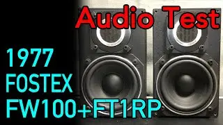 1977 FOSTEX FW100+FT1RP+GK10・フルレストア＆リコーンしました / Audio Sound Check
