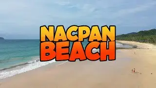 Nacpan Beach El Nido Palawan 4k Aerial View DJI Mavic 2 Pro (Part 1)