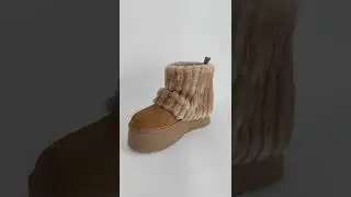 Botas UGG Classic Mini Sherpa Corduroy Chestnut 1130570