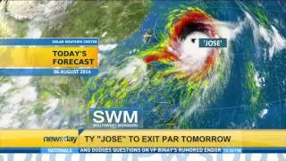 PAGASA: Improved Weather Seen After Typhoon Jose's Exit From PAR