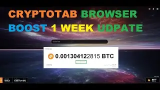 CryptoTab Browser Cloud Boost - 1 Week Update