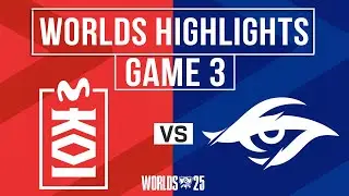 MKOI vs TSW Highlights Game 3 | Worlds 2025 Swiss Stage | Movistar KOI vs Team Secret Whales