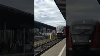 Br 642 Einfahrt in Kempten mit schnellem Lichtwechsel #trainspotting #br642
