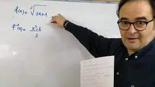 Procedimiento para calcular la Inversa de una función
