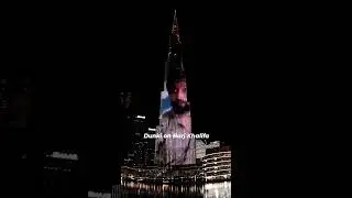 dunki on burj khalifa 🔥🌃 dunki promotion | #dunki #shahrukhkhan #srk #shahrukhkhandunkipromotion 🔥