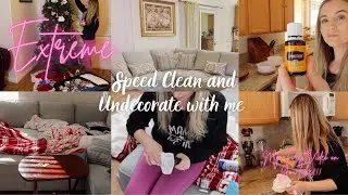 *NEW EXTREME SPEED CLEAN AND UNDECORATE CHRISTMAS WITH ME 2021. PART1