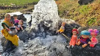 Barbie Doll All Day Routine In Indian Village/Radha Ki Kahani Part -682/Barbie Doll Bedtime Story||