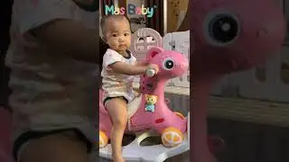 Mas Baby 2-In-1 Rocking Horse Rider Push Car