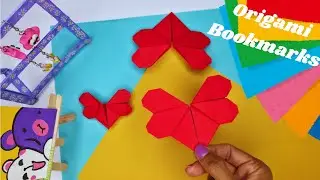 Easy Origami Heart Bookmarks &ndash; Cute DIY Paper Craft