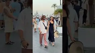 Lovely elegant billionaire couple walking through Puerto Banus #marbella #luxury #lifestyle#trending