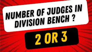 What is a 3 judge bench called | Division Bench