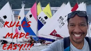 THE FOUR MUST KNOW RULES to Begin Sailboat Racing | Sunfish Optimist Laser Flying Scot Keel Boats