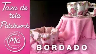 📏✂️ Patchwork: Paso a Paso para Taza de tela ☕️ 📏🔵