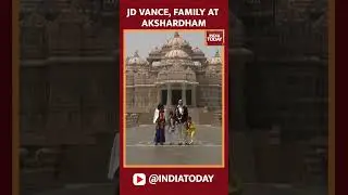 US Vice President JD Vance And Family&rsquo;s Spiritual Experience at Akshardham | JD Vance India Visit
