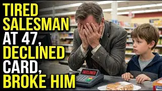 He Was A Tired Salesman At 47, Until A Declined Card In Front Of His Son Finally Broke Him