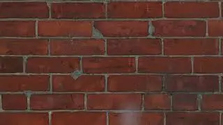2025 12 05 Snow Fall Against Brick Wall - Colour Adjusted