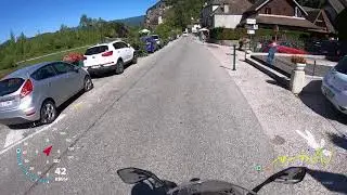 Moto lac du bourget