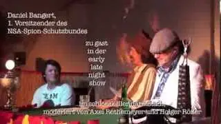 Daniel Bangert in der early late night show