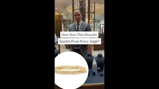 Yellow Gold Twisted Diamond Bracelet (8.31 Carats)