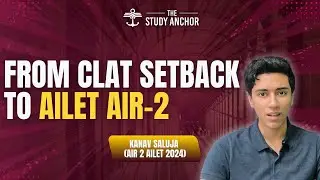 CLAT setback to an AILET Topper in a week 