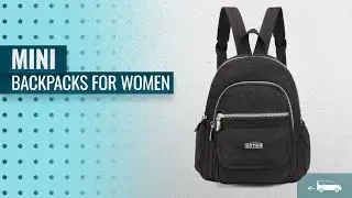 Top 10 Mini Backpacks For Women [2018]: AOTIAN Lightweight Little Casual Backpack 7 litres Black