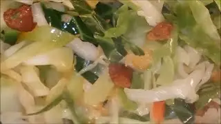 Fried Cabbage with Bacon; Southern Style