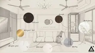 Curating finishes, textures & palettes to build a cohesive interior story.🤍 #MaterialBoard #Interior