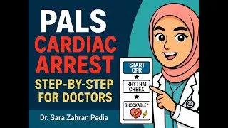 PALS Cardiac Arrest Algorithm | Teaching for Doctors (Step-by-Step Guide)@Dr.SaraZahranpedia