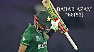 Babar Azam 68*(52) v IndiaICC Men&rsquo;s T20 World Cup 2021Ball By Ball Highlights ❤️&zwj;🩹