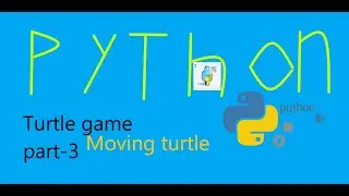 move Turtle with keys in python game part-2 ,game name-'Eat Food'/*passion as coding */