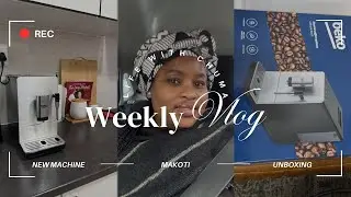 Unboxing Vlog| Beko coffee machine and more | cooking |Surprise from Hubby 