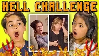 KIDS REACT TO THE HELL CHALLENGE