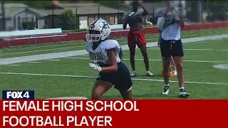 Female football player has high hopes for Richland High School this season